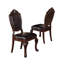 Ensemble de 2 chaises d'appoint en similicuir Royal Majestic