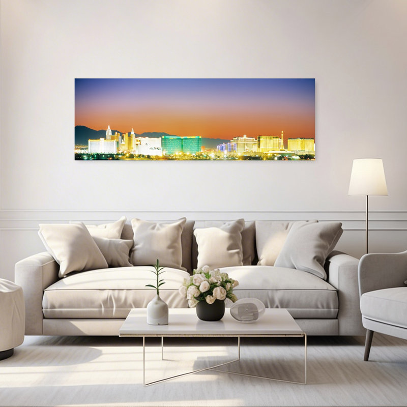 Las Vegas Nevada USA by Jerry Driendl Photography - Wrapped Canvas Panoramic Print, 50.8 cm H x 152.4 cm W