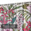 Rideau de douche imperméable à motif floral avec crochets et hibiscus Hawaiian-1613941394
