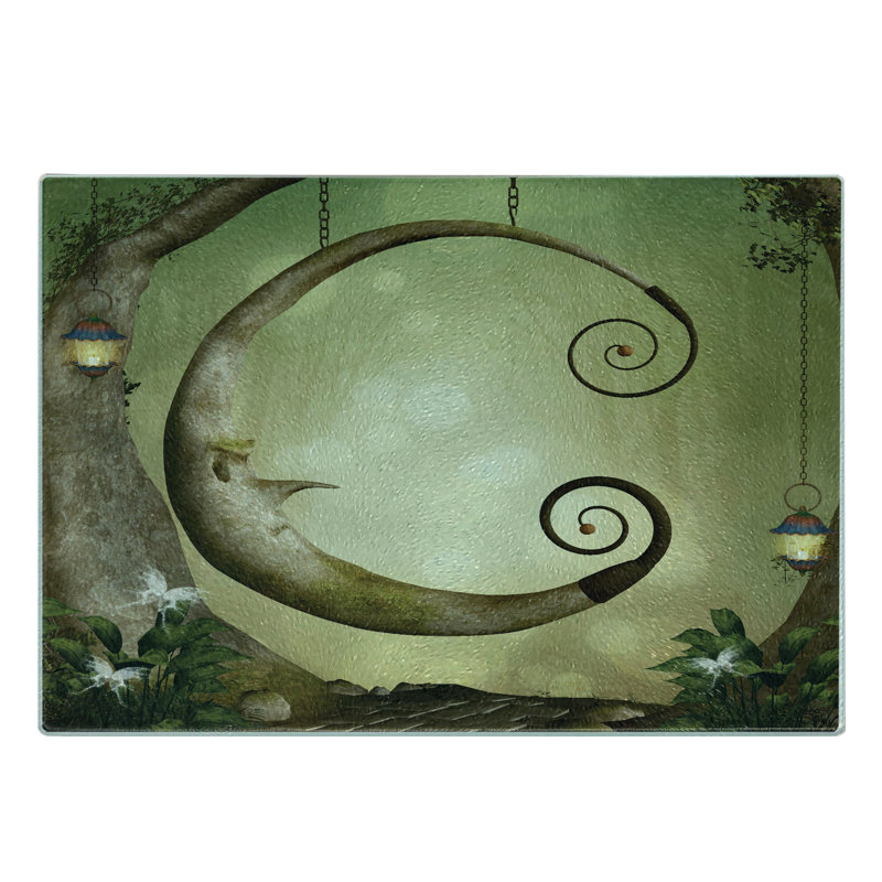 Planche à découper en verre trempé Ambesonne