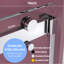 Double porte de douche coulissante sans cadre avec verre transparent de 3/8 pouce (10 mm)