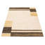 Tapis ivoire/brun foncé/zone dorée Salime-1499817827