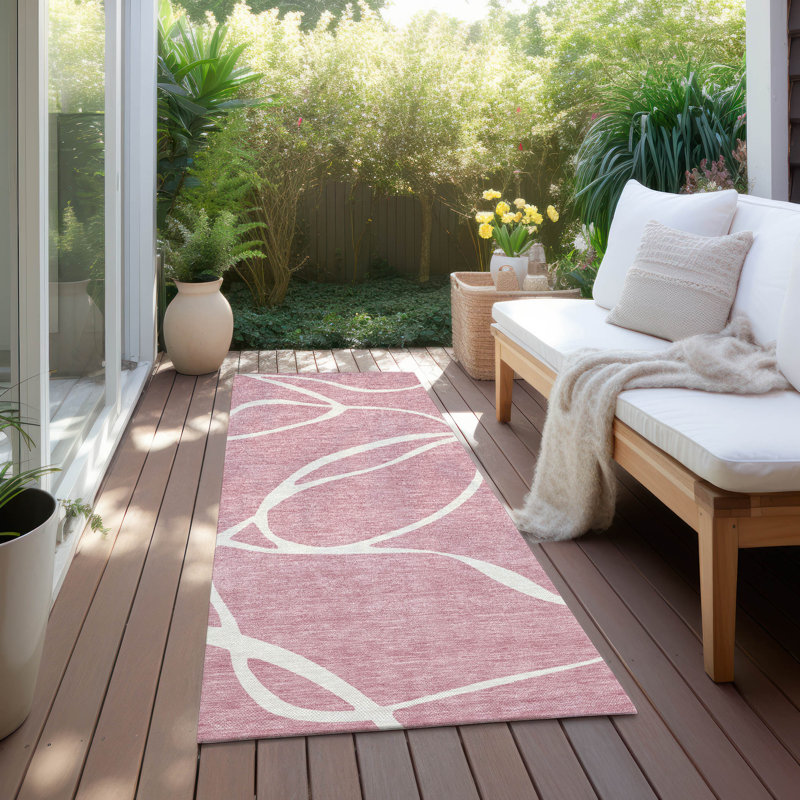 Machine Washable Indoor/Outdoor Chayden ACN999 Rug, Runner 2'3" x 7'6"