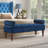 Upholstered Window Bench with Tufted Button-924352119
