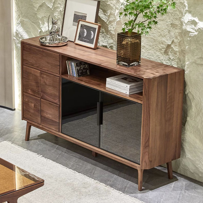 Armoire latérale entièrement en bois massif