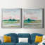 «Pink Marsh I», ensemble de 2 reproductions d'aquarelles conçues par J Paul-604519751-548322060-619866582