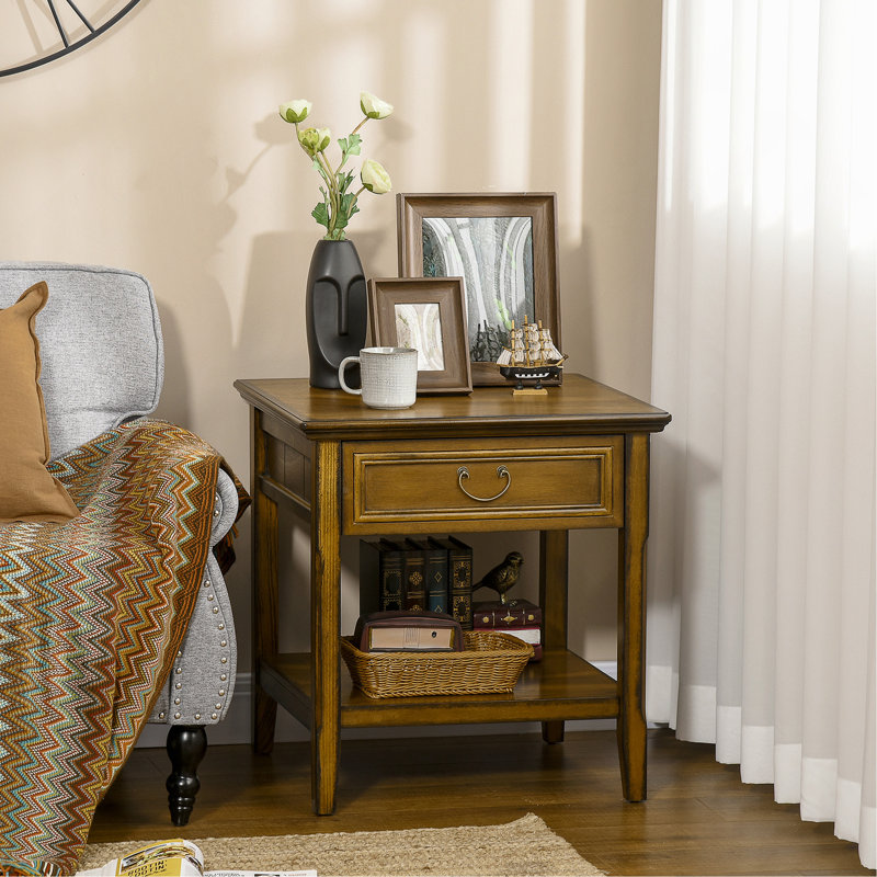 Table d'appoint avec rangement