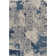 Rupec Patterned Contemporary Beige/Blue Area Rug