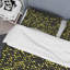 Yellow Circle Dots - Ensemble de housse de couette abstrait - Microfibre de polyester-1368059650