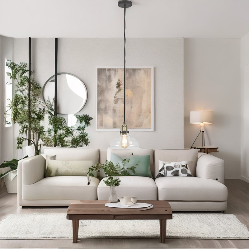 Industrial Antique Brass Effect Glass Light Shade