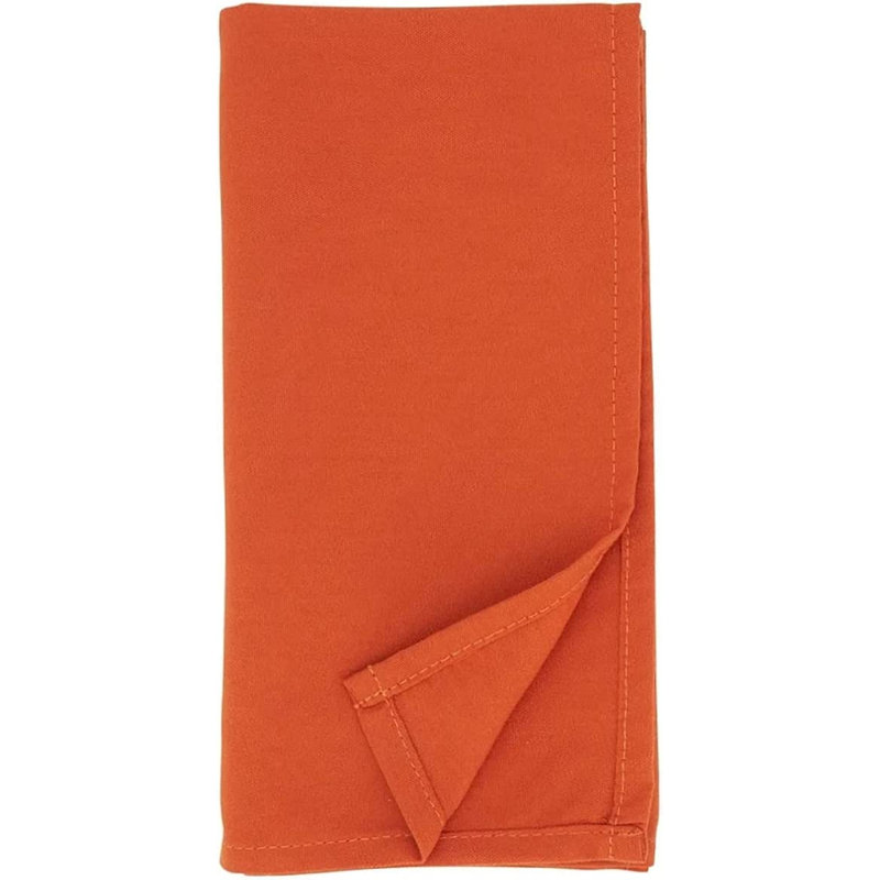Polyester No Pattern Square Napkin, Pumpkin