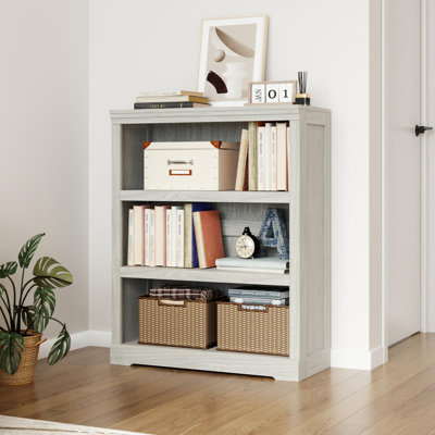 Breccan Engineered Wood Standard Bookcase with Adjustable Shelves