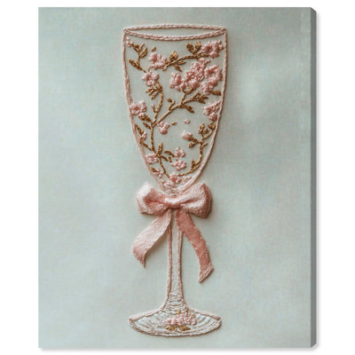 Toile champagne champagne par Art Remedy