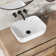 16" X 12''  Rectangular Vitreous China Bathroom Vessel Sink in White