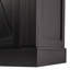 Armoire de rangement avec porte de grange 63 po avec 2 tiroirs et support de porte 63 po-1272524886