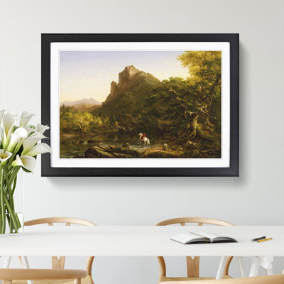 The Mountain Ford by Thomas Cole - Picture Frame Painting