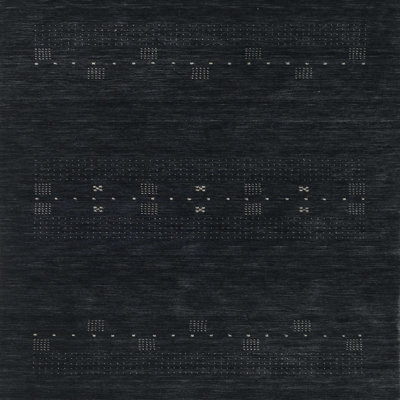Tapis abstrait noir