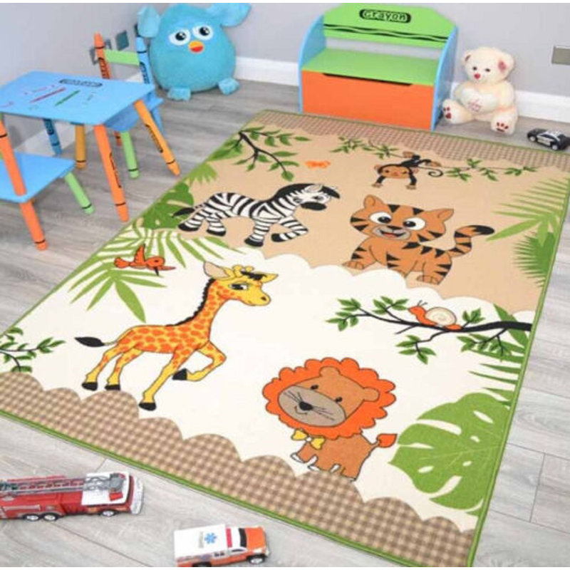 Gouveia Animals Area Rug, Rectangle 100 x 160cm