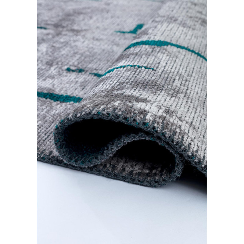 Rapture Abstract Area Rug, Square 9'