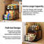 Sliding 2-Tier Cabinet Organizer With Rust-Proof Shelves - Under Sink, Kitchen, Bathroom Storage