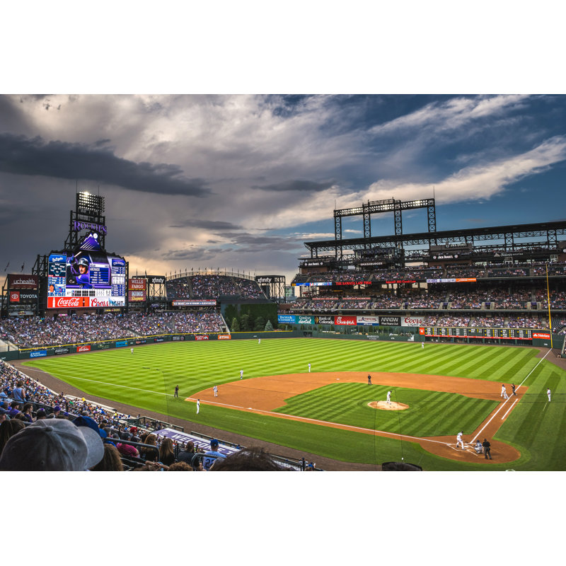 Colorado Rockies Baseball Stadium, Coors Field, Baseball, Stade, Dramatique, H 16 po x l 24 po x P 1,5 po