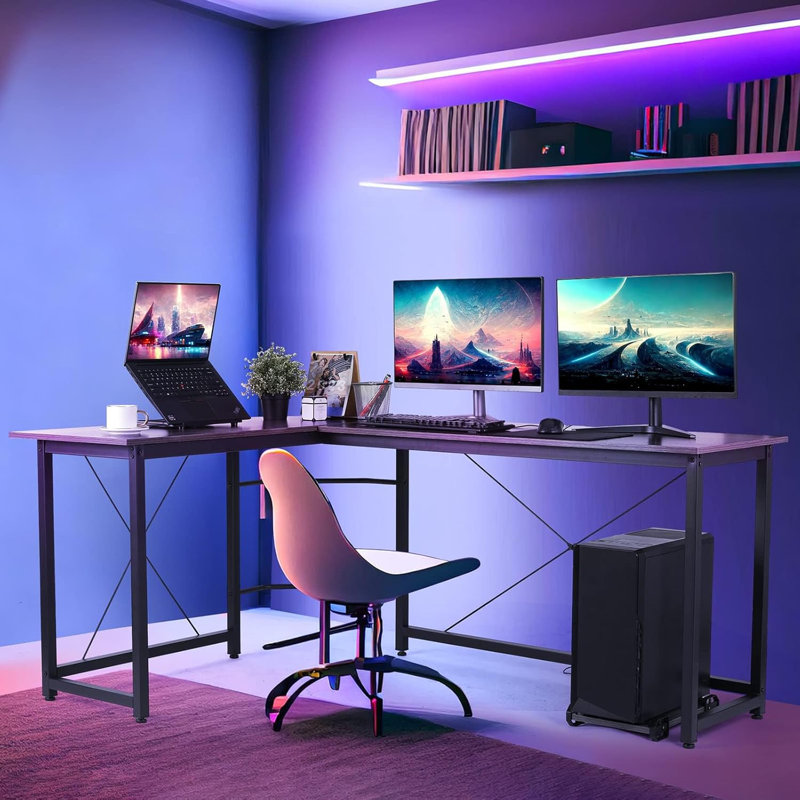 Allesia L-Shaped Executive Desk
