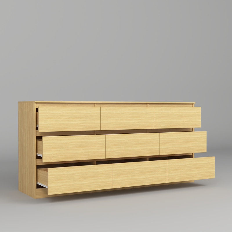 Commode 9 tiroirs, Oak