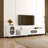 Wood Extendable TV Stand Rectangle Entertainment Center,Media TV Console-1937672401