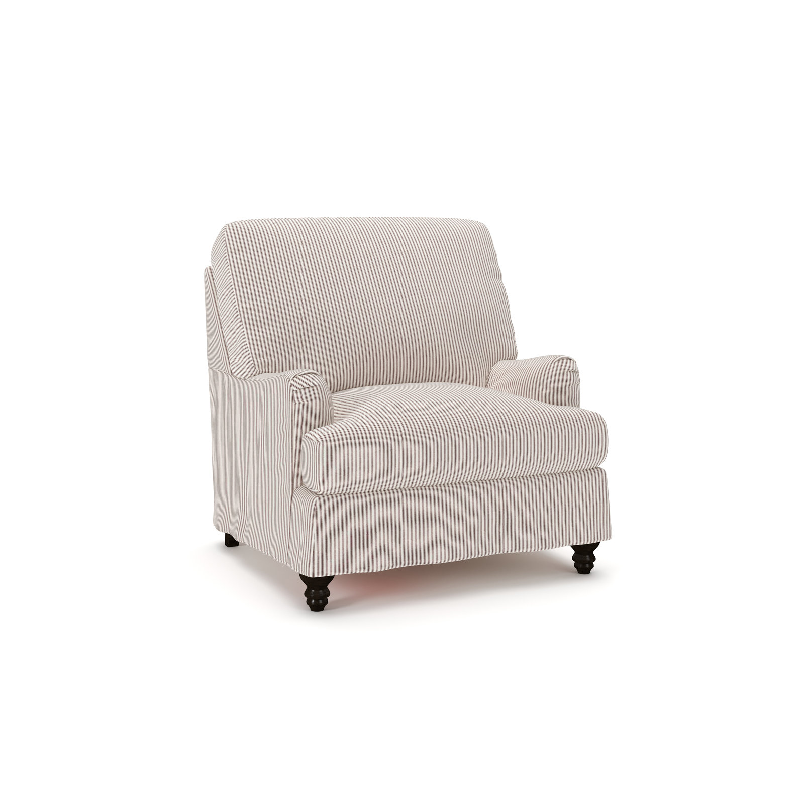 Walters Upholstered Armchair, Cruise Sangria