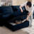 Versatile Corduroy Ottomans Footrest For Various Sofas, Enhancing Comfort-433456640