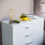 Arkadij 4 - Drawer High Gloss Chest of Drawers With Metal Runners, Modern Bedroom Storage Cabinet-617686986