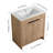 Javare Freestanding Bathroom Storage with Ceramic Sink and Adjustable Shelf,Bathroom Vanity with 2 Soft-Close Cabinet Doors-2107846404