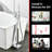 SUMERAIN High Flow Floor Mount Bathtub Faucet with Handheld Shower, 360° Swivel Waterfall Spout Free Standing Tub Filler, Chrome-120766979