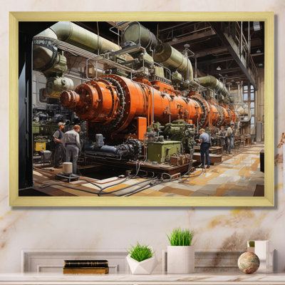 «Power Plants Powerful Energies I» sur toile