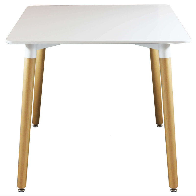 Beachwood Metal Top Dining Table, White