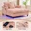 Chaise longue multifonctionnelle rembourrée-2067853855