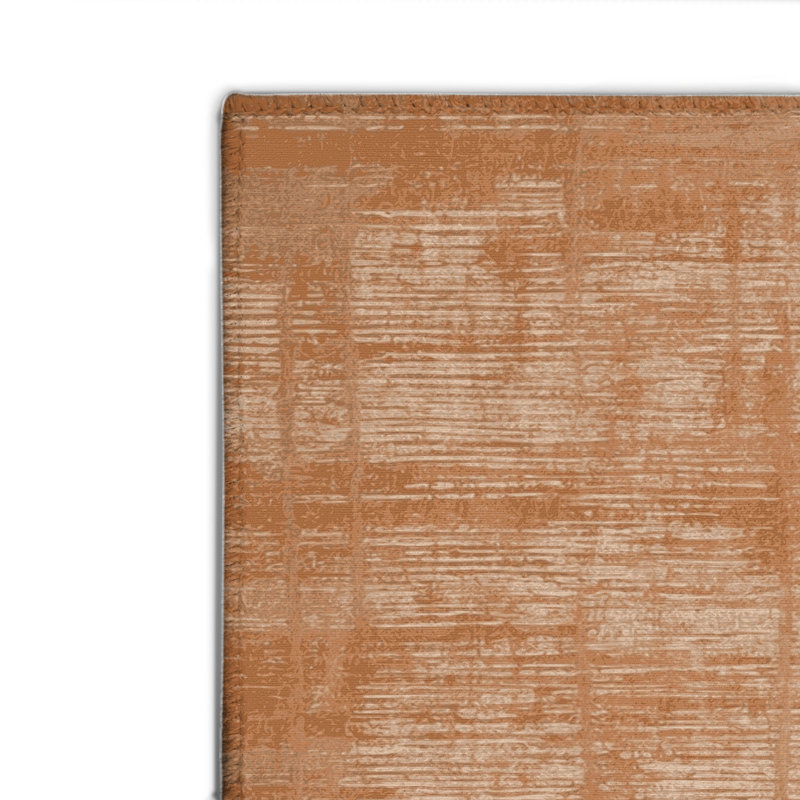 Tapis brun abstrait intérieur et extérieur, Rectangle 4pi x 6 pi