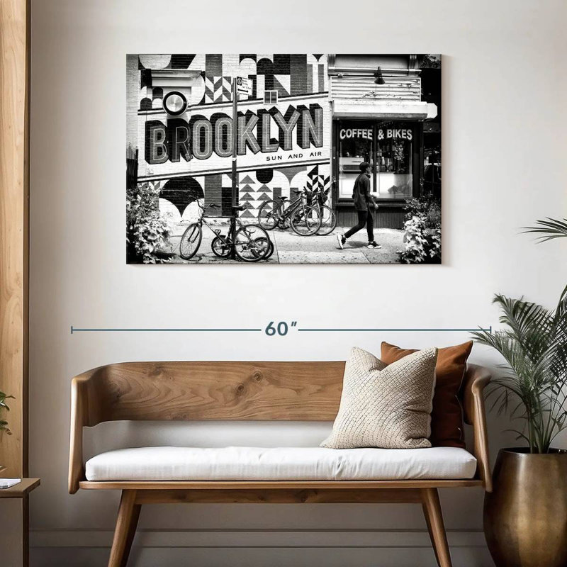 Nicci Brooklyn Coffee, 30" H x 45" W