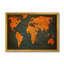 Ancienne carte du monde africain - reproduction de cadre photo sur toile-59624289-59624293