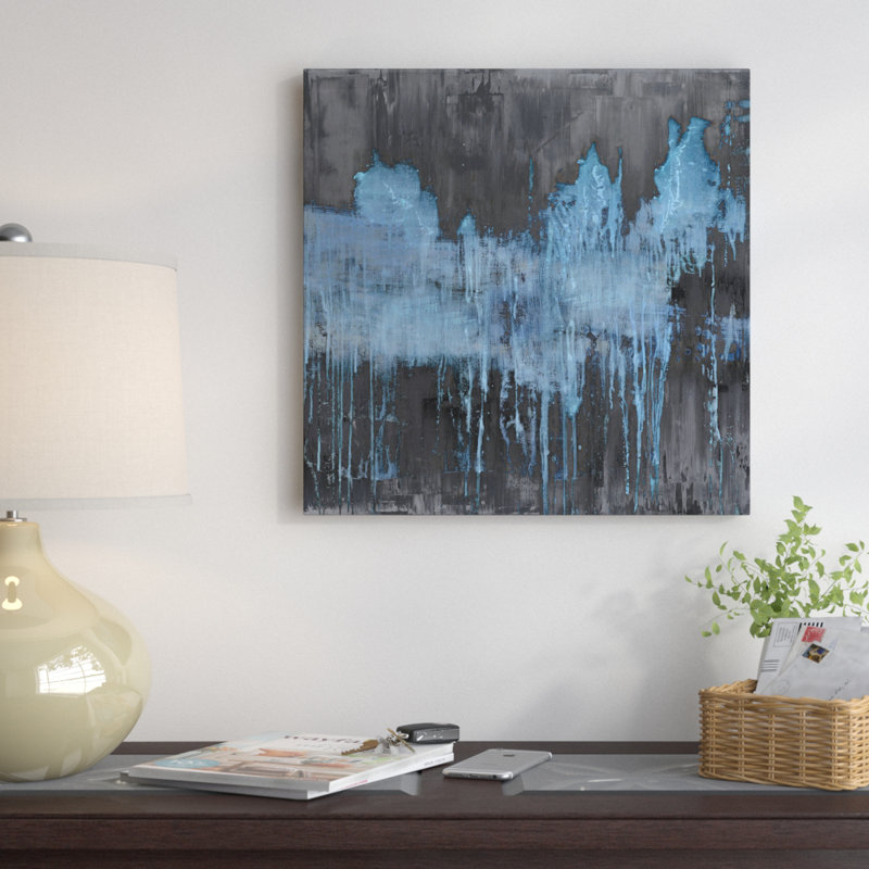 «Sans exception», reproduction d'art sur toile tendue, H 18 po x l 18 po x P 1,5 po, Toile avec cadre noir, Pas de tapis