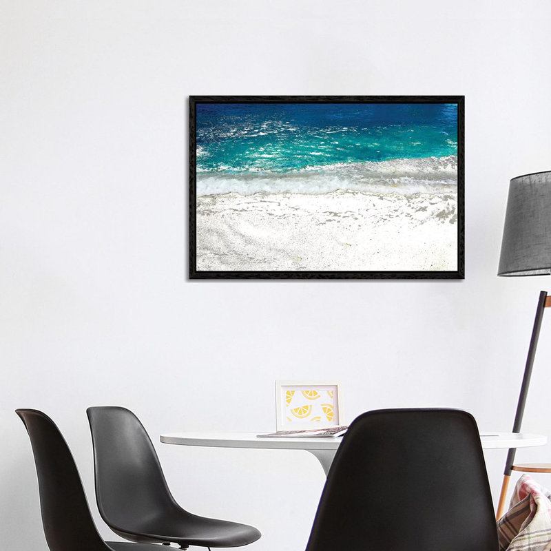 Funky Water by Nan - Print on Canvas, 101.6 cm H x 66.04 cm W, Black Framed
