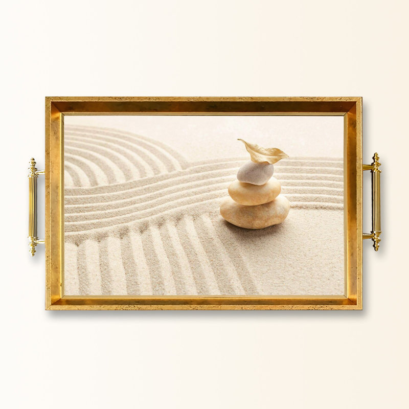 Elegant Glass Tray, 19.7 x 11.4 x 1.4 inches | 100% Durable Glass Construction | Easy to Clean with Damp Cloth | Ideal for Serving, Decorative Display, and Organizing | Stylish Addition to Home Décor