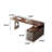 70.74"Rectangular brown multi-layer solid wood desk-1965013367