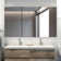 Royale 60"x30" Medicine Cabinet Defogger, 3X Vertically Adjustable Magnifying Mirror, Electrical Outlets.