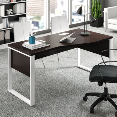 Maysey Executive Desk with Power Outlet