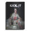  «Kick It» par Stellar Design Studio, art mural en métal, 24 po x 36 po-1605391386
