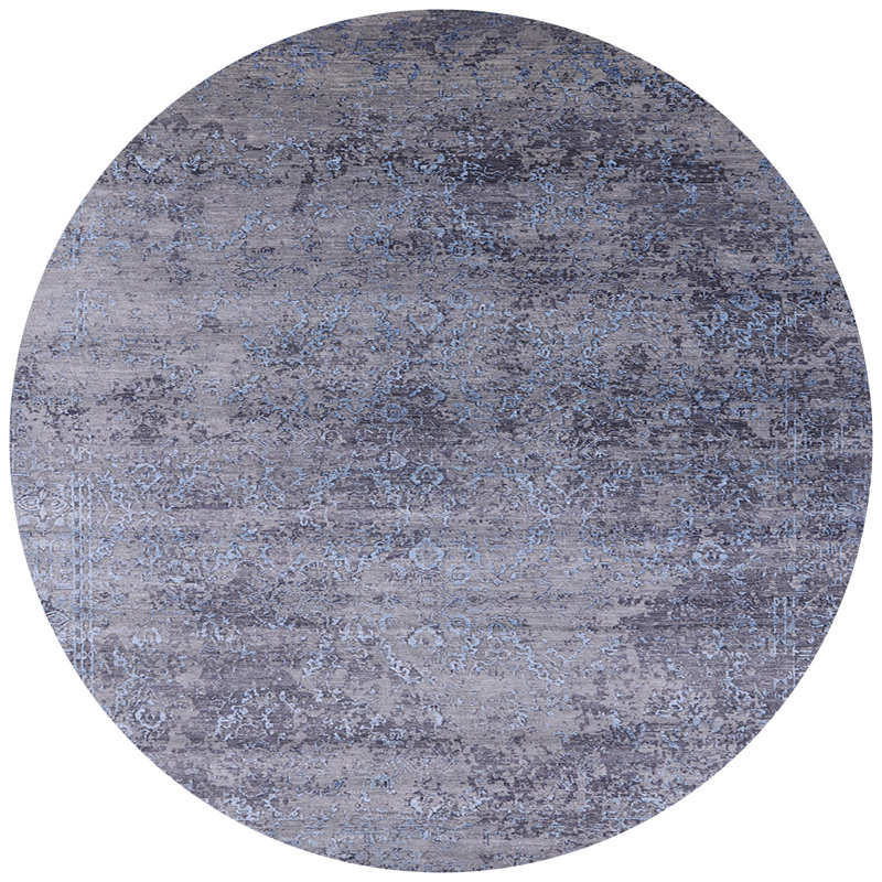 Brambleton Abstract Indoor Rug, Round 4'