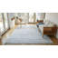 8x11 Ivory Hand-Knotted Wool Staircase Motif Geometric Modern Contemporary Carpet Rug