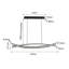 Cattima 3 - Light Unique/Statement LED Chandelier