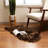 Diller Dark Brown Faux Fur Machine Washable Shag Fluffy Area Rug-1531317379